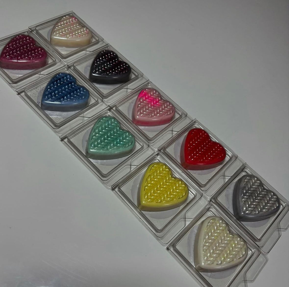 Knitted Heart Clam Gift Set